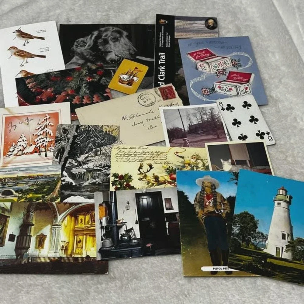 100+ piece Ephemera Lot 25 Collage Crafting Junk Journals Scrapbooking